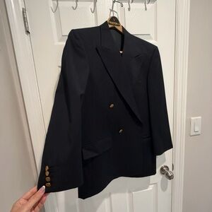 Valentino Black Suit Jacket 34R